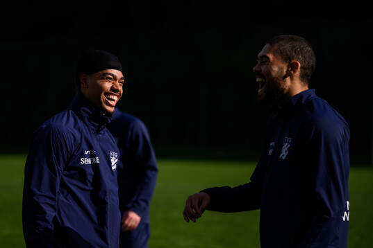 IFK Göteborgs Sebastian Clemmensen och Thomas Santos