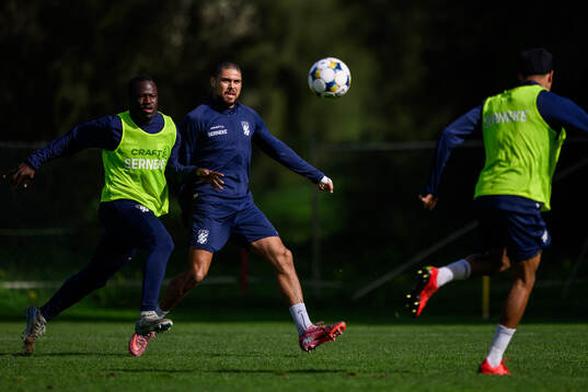 IFK Göteborgs Saidou Alioum Moubarak och Thomas Santos