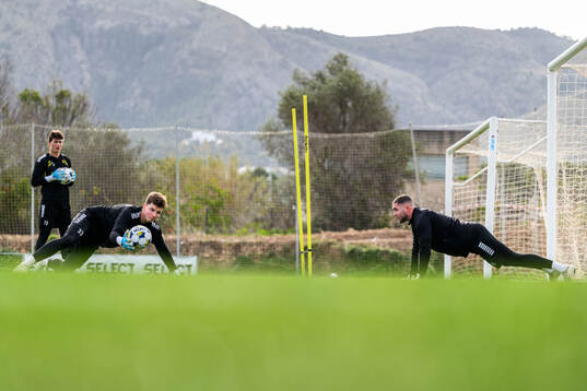Målvakt Alvin Didriksson och målvakt Mergim Krasniqi