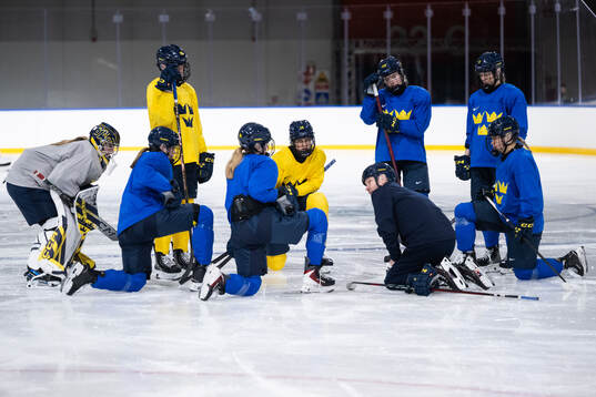 Sara Hjalmarsson, Ida Karlsson, Ebba Hedqvist and Linnea