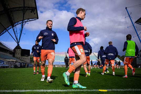 Jonas Bager and Max Fenger of IFK Göteborg
