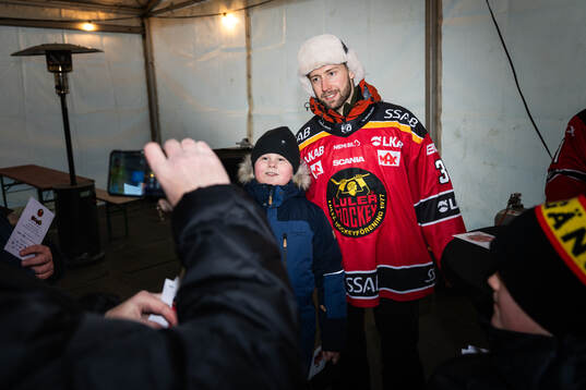 Luleås målvakt Joel Lassinantti