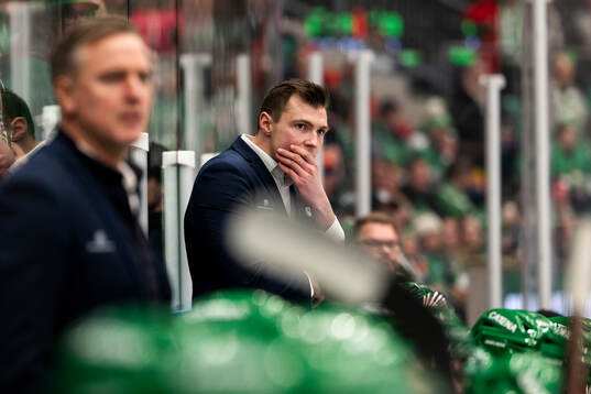 Rögles assisterande tränare Max Bohlin