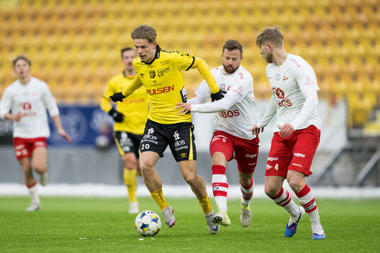 Elfsborgs Gottfrid Rapp och Fredrikstads Simen Rafn