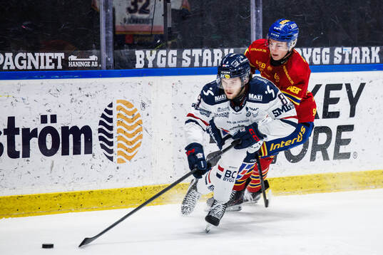 Linköpings Jonathan Myrenberg och Djurgårdens Arvid