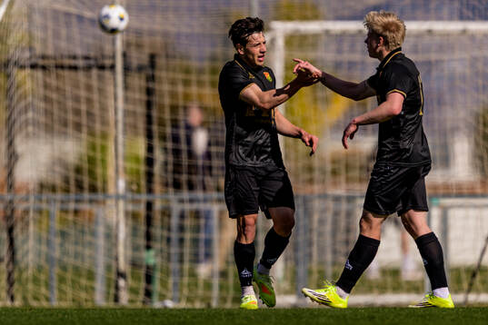 Matteo de Brienne and Robert Frosti Thorkelsson of GAIS