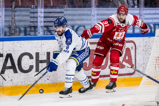Leksands Matt Caito och Timrås Magnus Pääjärvi