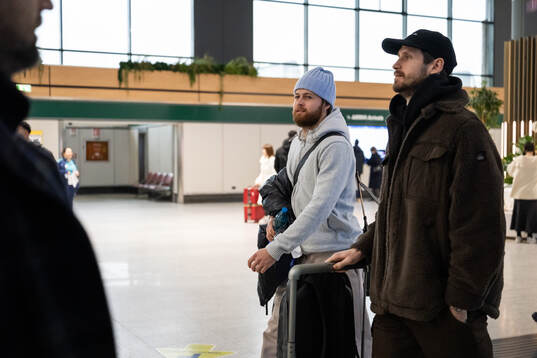 William Nylander and Oliver Ekman-Larsson of Sweden arrives