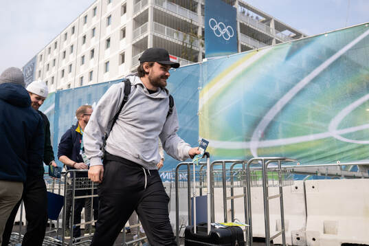 Rasmus Andersson of the Swedish men's national ice hockey