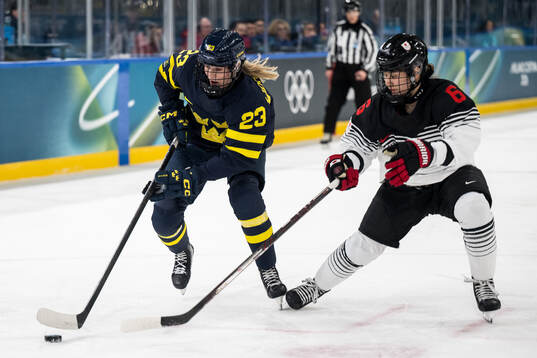 Thea Johansson of Sweden and Kohane Sato of Japan in the