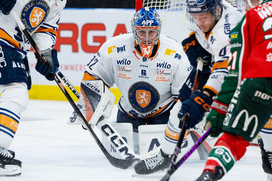 Växjös målvakt Ludvig Persson