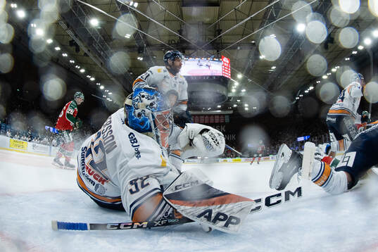 Växjös målvakt Ludvig Persson