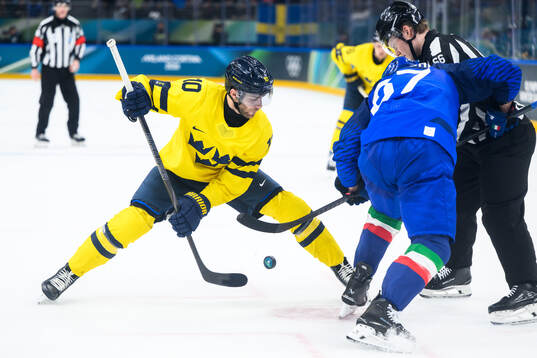 Alexander Wennberg of Sweden in the men's ice hockey game