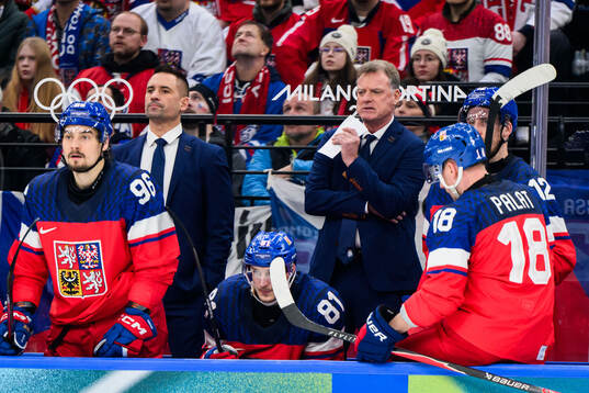 Head coach Radim Rulik of Czech Replublic in the men's ice