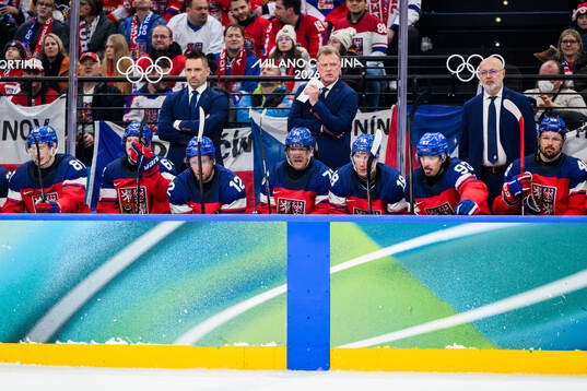 Head coach Radim Rulik of Czech Replublic in the men's ice