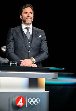 Henrik Lundqvist of Swedish broadcaster TV4