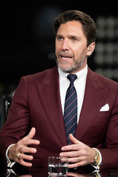 Henrik Lundqvist in SVT’s studio