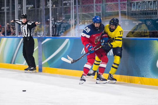 Noemi Neubauerova of Czech Republic and Josefin Bouveng of