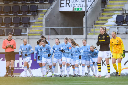 Gefle IFs Sandra Törnros jublar