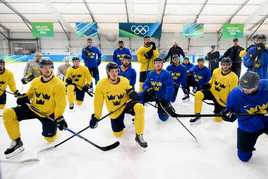 Elias Pettersson, Pontus Holmberg, Rickard Rakell, Gustav