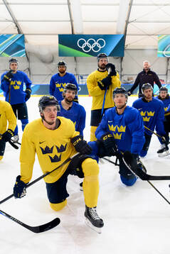 Rickard Rakell, Gustav Forsling, Adrian Kempe and Filip