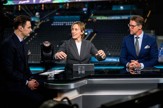 Dusan Umicevic, Maria Rooth and Jonas Andersson of Swedish