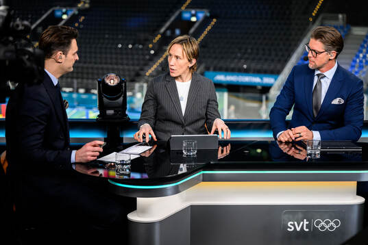 Dusan Umicevic, Maria Rooth and Jonas Andersson of Swedish