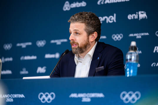 Head coach Ulf Lundberg of Sweden at a press conference