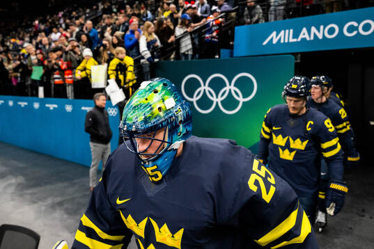 Goaltender Jacob Markström of Sweden