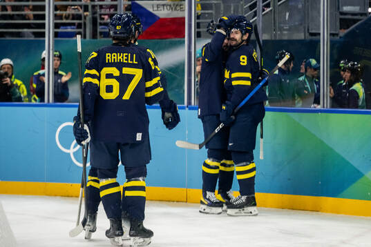 Filip Forsberg of Sweden celebrates