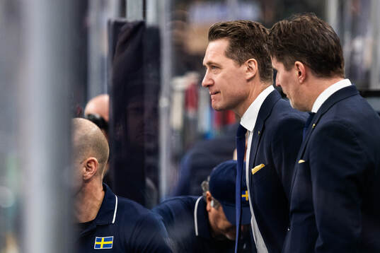 Head coach Sam Hallam of Sweden