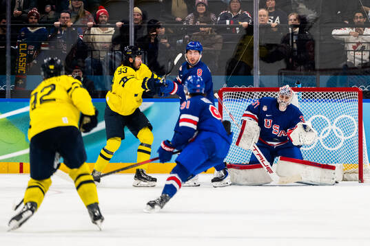 Mika Zibanejad of Sweden as well as Zach Werenski and