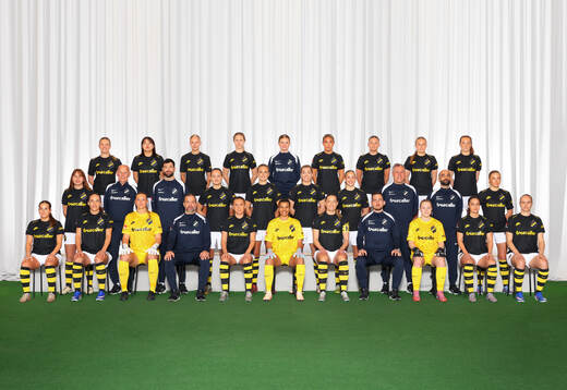 Bla gjennom flere bilder av Fotboll, Damallsvenskan, Porträtt och Lagbild, AIK