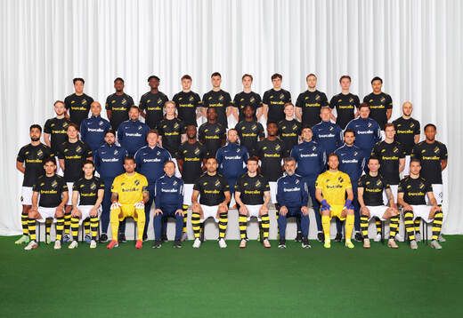 AIK poserar för en lagbild