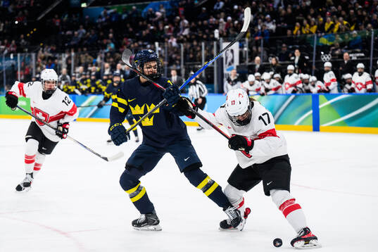 Josefin Bouveng of Sweden and Lara Christen of Switzerland
