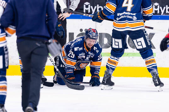 Växjös Sebastian Strandberg har ont