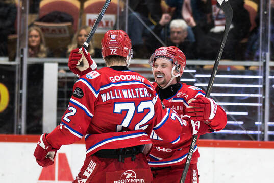 Timrås Erik Walli Walterholm, Jonathan Dahlén jublar