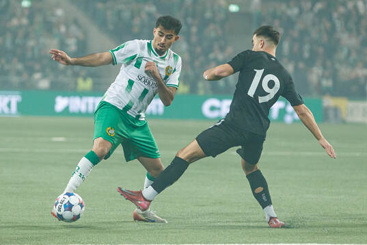 Hammarbys Montader Madjed och Brages Haris Brkic