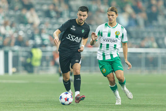 Brages Haris Brkic och Hammarbys Markus Karlsson