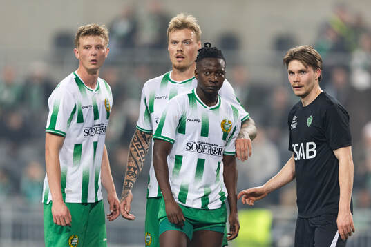 Hammarbys Frederik Winther, Victor Eriksson och Moise