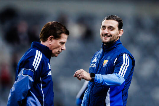 Djurgårdens assisterande tränare Agon Mehmeti och