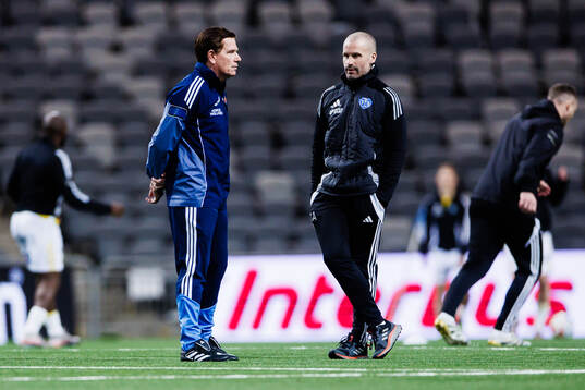 Djurgårdens assisterande tränare Christer Mattiasson och