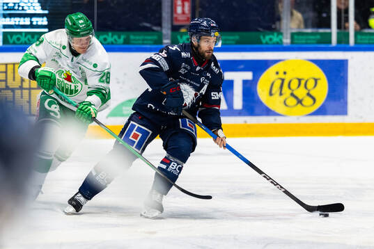 Rögles Anton Bengtsson och Linköpings Oscar Fantenberg