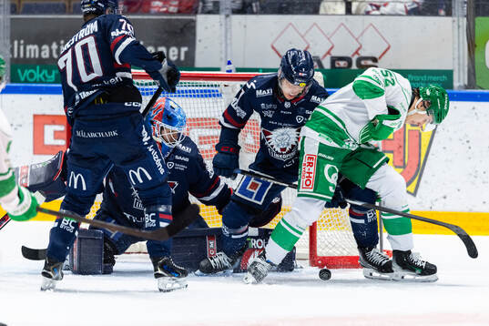 Linköpings målvakt Jesper Myrenberg och Linköpings Erik