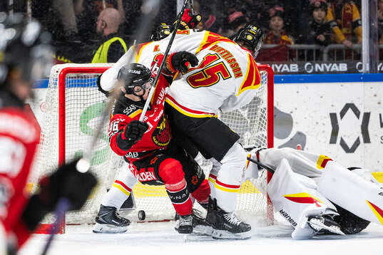 Luleås Pontus Andreasson och Brynäs Simon Bertilsson