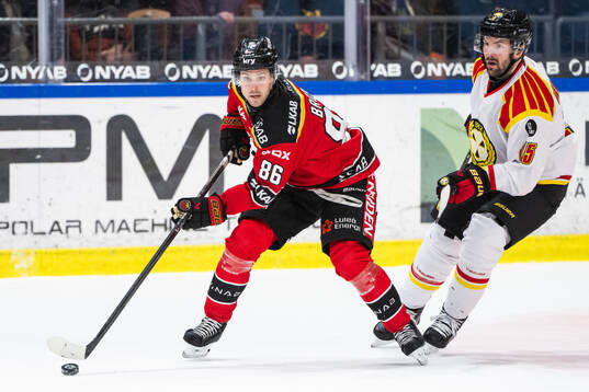 Luleås Mathias Bromé och Brynäs Simon Bertilsson