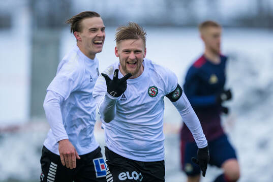 Örebros Karl Holmberg jublar