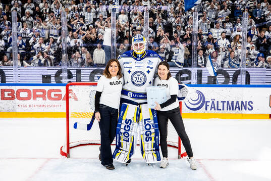 Leksands målvakt Marcus Gidlöf utsedd till matchens lirare