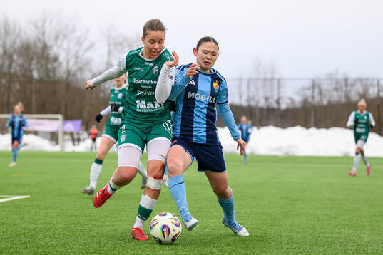 Alingsås Klara Nyberg och Djurgårdens Urara Watanabe