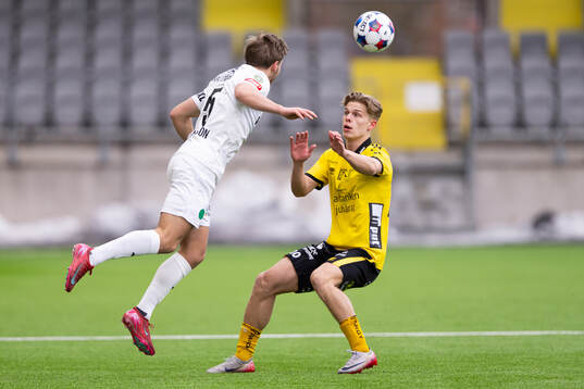 Helsingborgs Simon Bengtsson och Elfsborgs Gottfrid Rapp